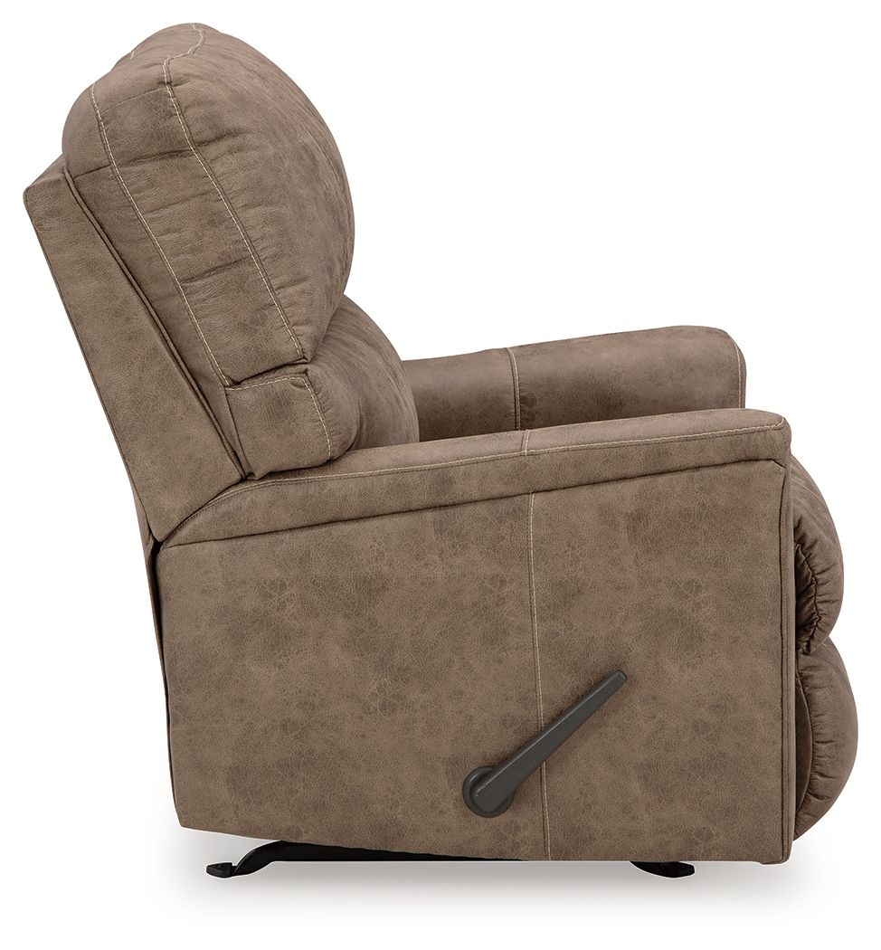 Navi - Fossil - 3 Pc. - Sofa, Loveseat, Rocker Recliner