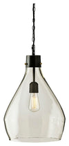 Avalbane - Clear / Gray - Glass Pendant Light