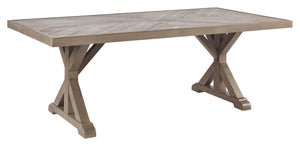 Beachcroft - Rect Dining Table W/Umb Opt