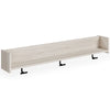 Socalle - Light Natural - Wall Mounted Coat Rack W/shelf