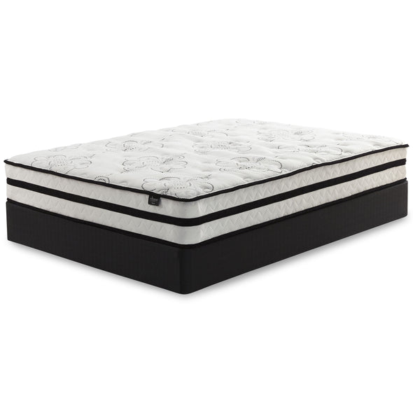 Chime 10 Inch Hybrid - White - 2 Pc. - Queen Mattress And Pillow
