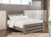 Zelen - Warm Gray - Queen Panel Footboard