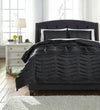 Voltos - Charcoal - King Duvet Cover Set