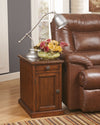 Laflorn - Dark Brown - Chair Side End Table