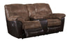 Follett - Coffee - DBL Rec Loveseat w/Console