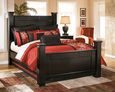 Shay - Almost Black - King Poster Footboard