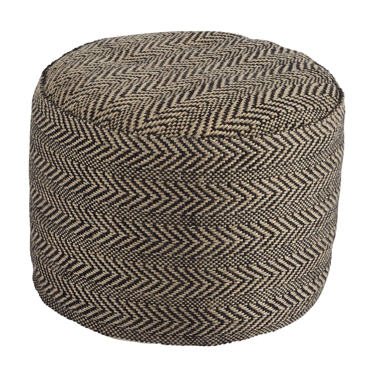 Chevron - Natural - Pouf