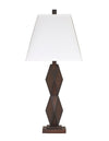 Natane - Dark Brown - Poly Table Lamp (2/CN)