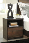 Windlore - Dark Brown - One Drawer Night Stand