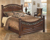 Leahlyn - Warm Brown - Queen Panel Headboard