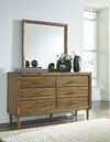 Broshtan - Light Brown - Bedroom Mirror