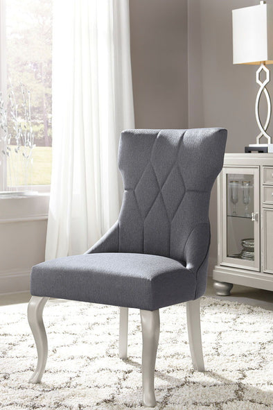 Coralayne - Dark Gray - Dining UPH Side Chair