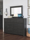 Brinxton - Charcoal - Bedroom Mirror