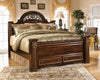 Gabriela - Dark Reddish Brown - Queen Poster Storage Footboard