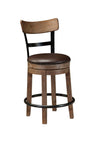 Pinnadel - Light Brown - UPH Swivel Barstool (1/CN)