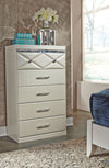 Dreamur - Champagne - Five Drawer Chest