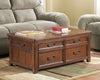 Woodboro - Dark Brown - Lift Top Cocktail Table