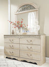 Catalina - Antique White - Bedroom Mirror