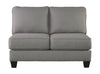 Chamberly - Alloy - Armless Loveseat