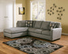 Zella - Charcoal - LAF Corner Chaise