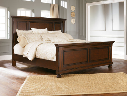 Porter - Rustic Brown - King/Cal King Panel Footboard