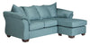 Darcy - Sky - Sofa Chaise