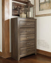 Juararo - Dark Brown - Five Drawer Chest