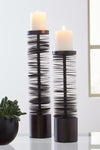 Constance - Brown - Candle Holder Set (2/CN)