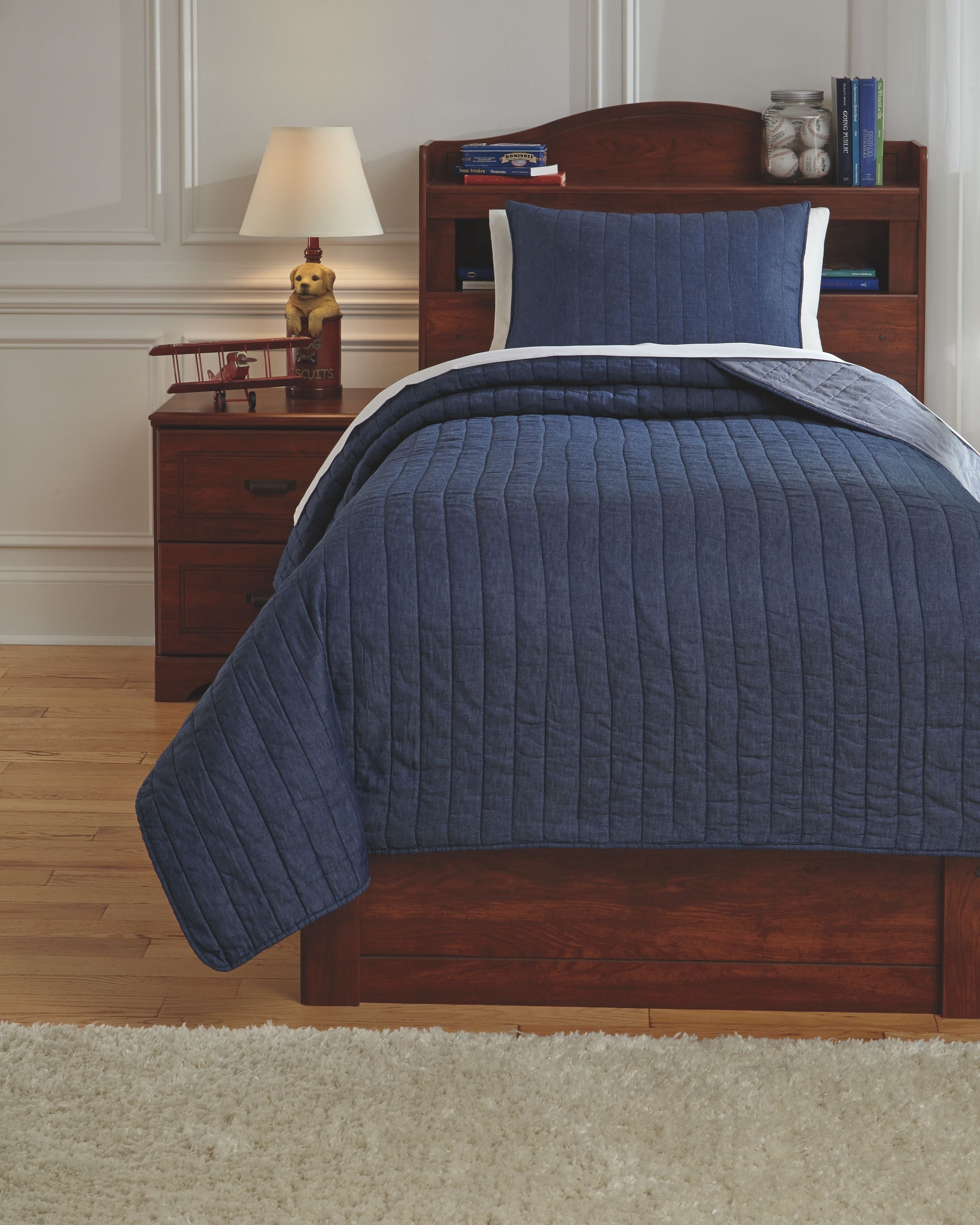 Capella - Denim -  Quilt Set