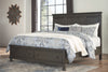 Devensted - Dark Gray -  Panel Storage Bed