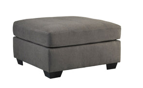 Maier - Charcoal - Oversized Accent Ottoman