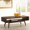 Kisper - Dark Brown - Rectangular Cocktail Table