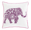 Medan - White/Purple - Pillow (4/CS)