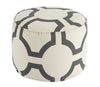 Geometric - Charcoal - Pouf