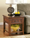 Woodboro - Dark Brown - Rectangular End Table