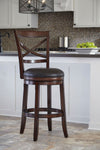 Porter - Rustic Brown - Tall UPH Swivel Barstool