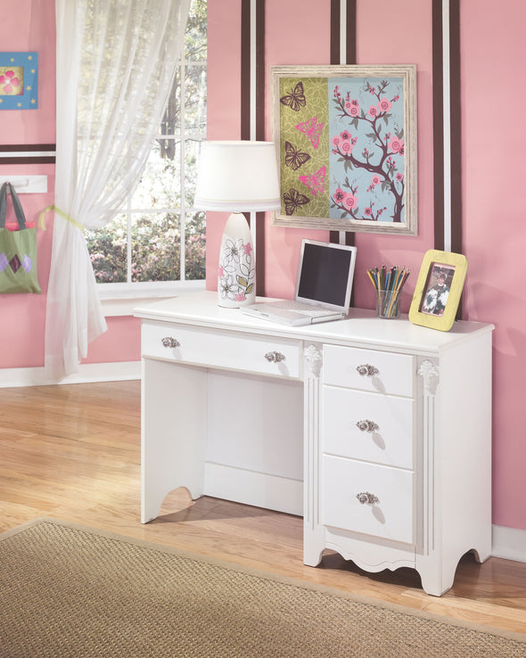 Exquisite - White - Bedroom Desk