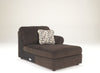 Jessa Place - Chocolate - RAF Corner Chaise