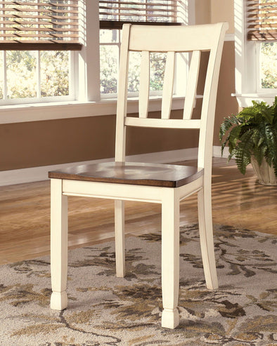 Whitesburg - Brown/Cottage White - Dining Room Side Chair