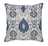 Damaria - Blue/Ivory/Brown - Pillow (4/CS)