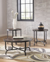 Ferlin - Dark Brown - Occasional Table Set (3/CN)