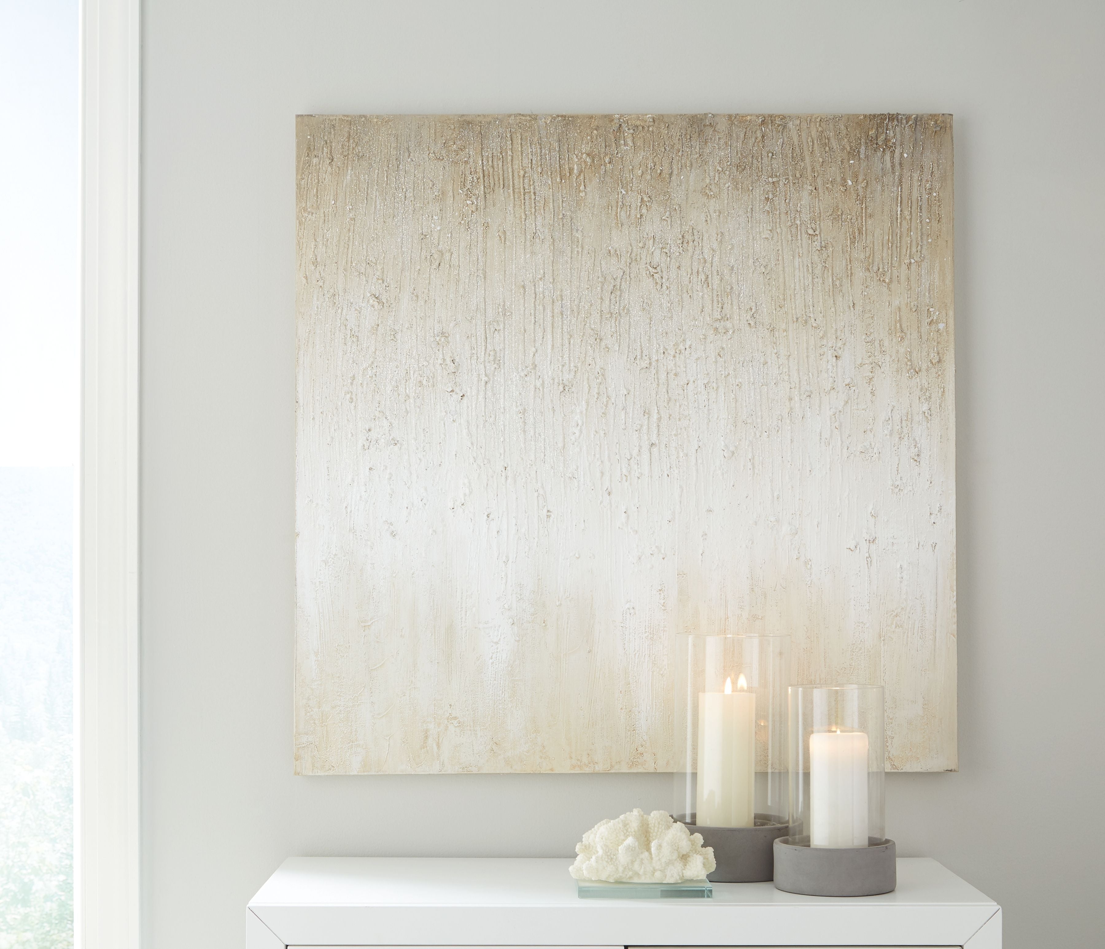 Cristela - Taupe - Wall Art