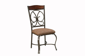 Glambrey - Brown - Dining UPH Side Chair (4/CN)