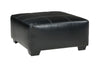 Kumasi - Black - Oversized Accent Ottoman