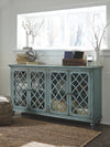 Mirimyn - Antique Teal - Accent Cabinet