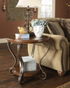 Nestor - Medium Brown - Round End Table